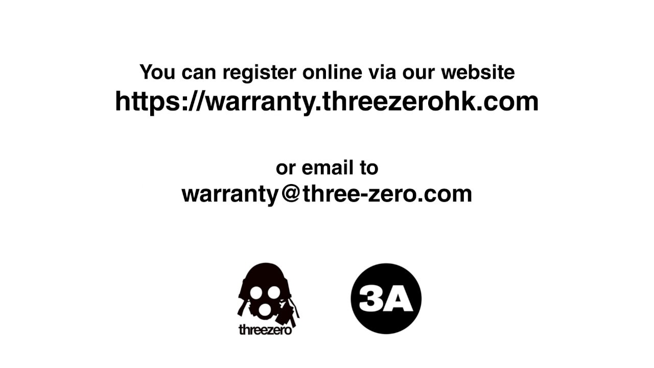 Threezero / ThreeA Warranty Registration Guide - YouTube