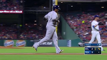 MIL@TEX: Maldonado scores on Desmond