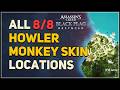 All Howler Monkey Skin Locations Assassin's Creed Black Flag Resynced
