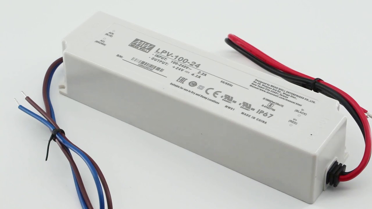 LPV -100-24 Meanwell LED Driver