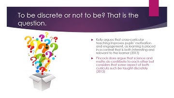 Maths and Science – A cross Curricular teaching