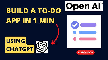 Build a To-Do List App in 1 Minute using ChatGPT |  #chatgpt #openai