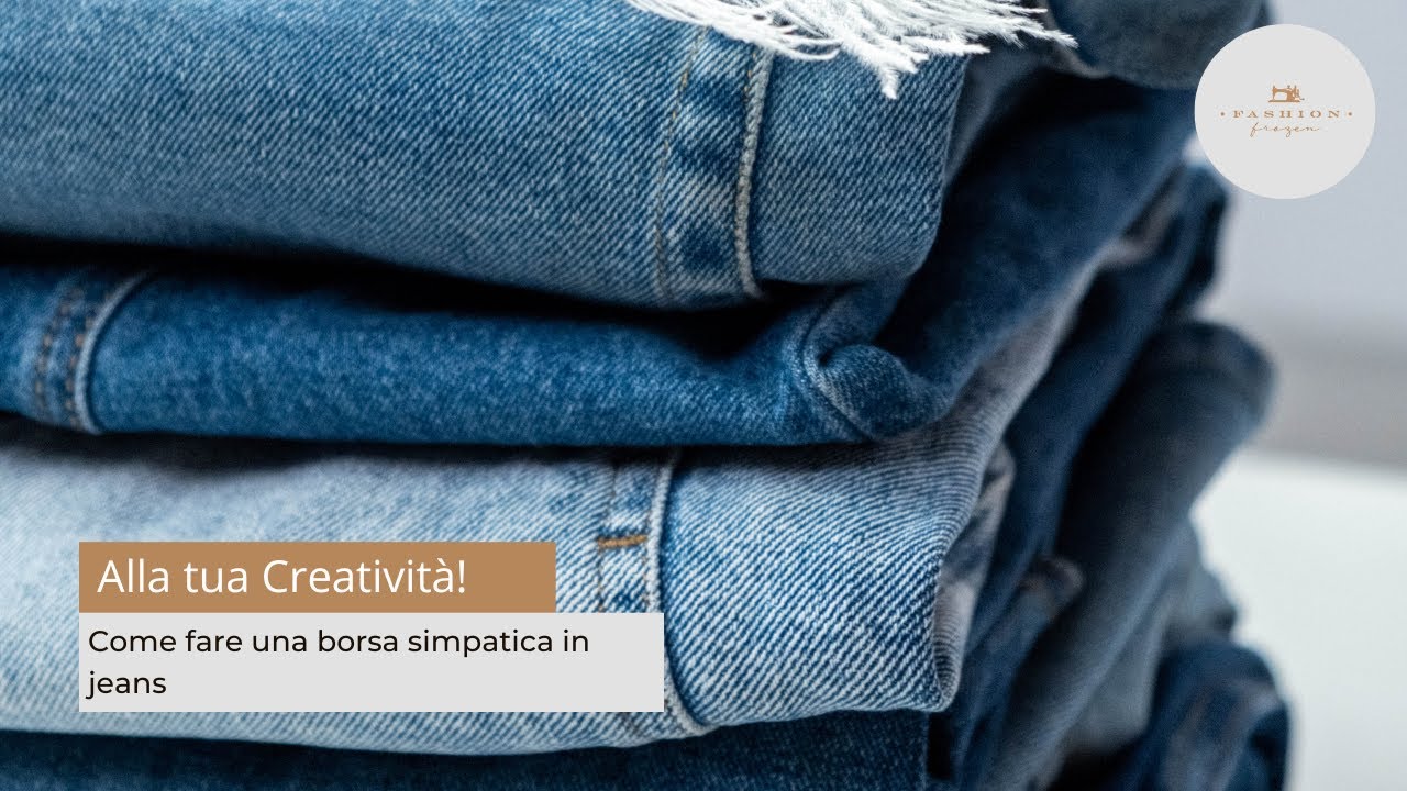 Come fare una borsa simpatica in jeans, how to build a witty bag - YouTube