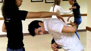 DSCF6378.AVI Bachata hammerlock escape and follow up move