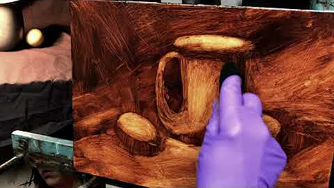 Terry Strickland Demo of a Rub Out Underpainting i...
