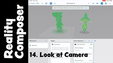 Making Augmented Reality objects face the camera in Reality Composer
