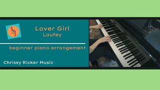 Lover Girl (beginner piano - abridged) - Laufey - Arr. Chrissy Ricker