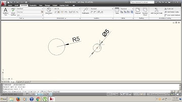 Difference between the diameter and radius of the circle in AutoCad