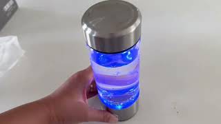 MOVOCA Upgrade Hydrogen Water Bottle, 3Min 2200PPB Rapid Hydrogen Water Generator