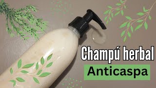 🌿 Receta de Champú herbal ANTICASPA - FORTIFICANTE | @Craftingnaturals