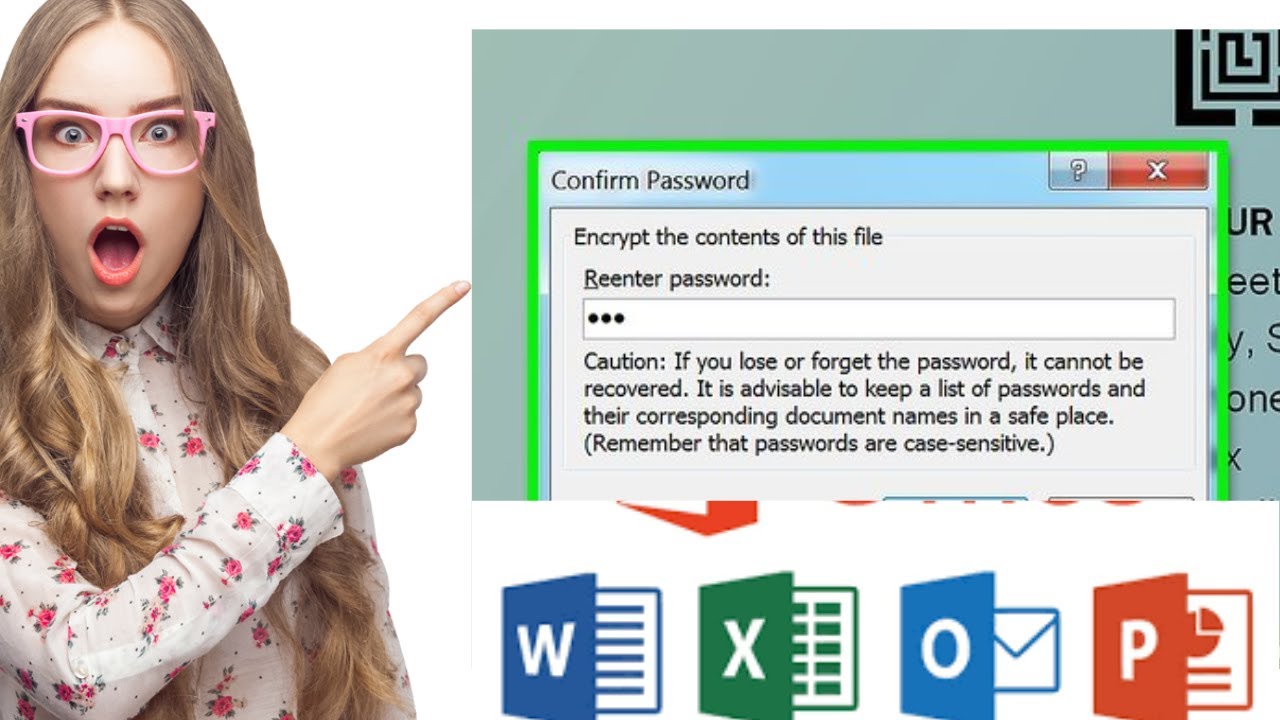 How to lock Microsoft office file ?  (কি ভাবে Microsoft office file password দিবেন ? ) বাংলা ।