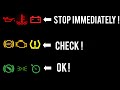 Car Dashboard Warning Lights: What Each Color Means
