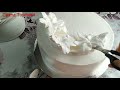 Лилии и розы из крема (БЗК) Кремовое украшение торта