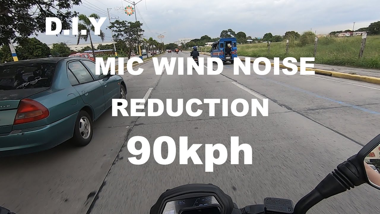 DIY WIND NOISE REDUCER FOR EXTERNAL MIC/