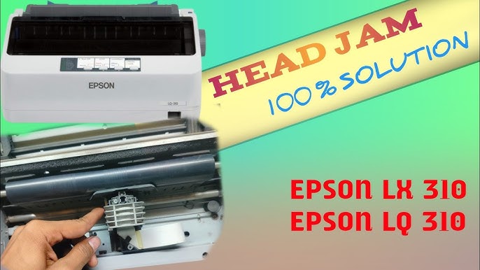 Disassembly and Repair Roll Epson Printer LX 310 - YouTube