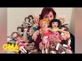 93-year-old painter makes dolls for children affected by the explosion in Beirut