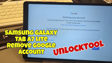 Samsung Galaxy Tab A7 (SM-T220), Remove Google Account, Bypass FRP. UnlockTool.