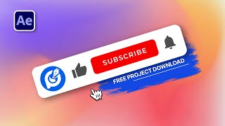 How to Create a YouTube subscribe button in Adobe After Effects (+FREE TEMPLATE)!