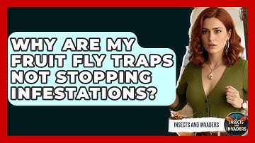 Why Are My Fruit Fly Traps Not Stopping Infestations? - Insects and Invaders