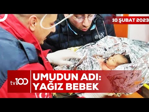 Enkazdan Çıkarılan En Küçük Can! |  Ece Üner'le Tv100 Ana Haber