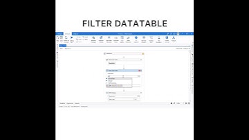How to filter and remove column  using Filter DataTable Activity?#filterdatatable#uipath