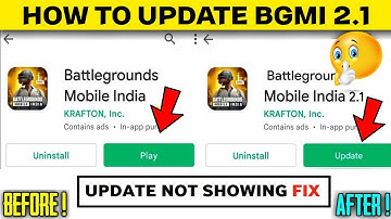 😍 How to Update Bgmi | Bgmi 2.1 Update Not Showing Fix | Bgmi New Update