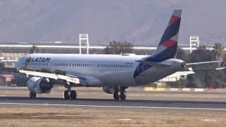 27.04.25. A320 x 2 landing at SCL.