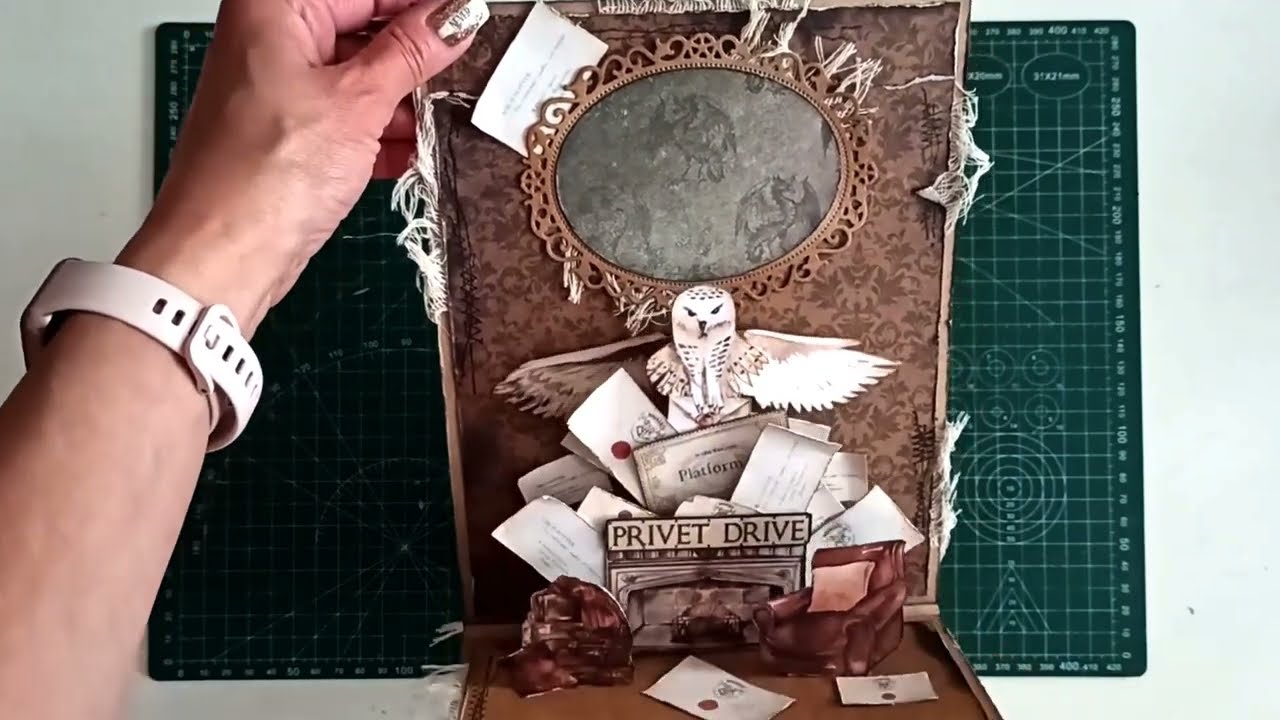 Owl mail pop up/album page idea