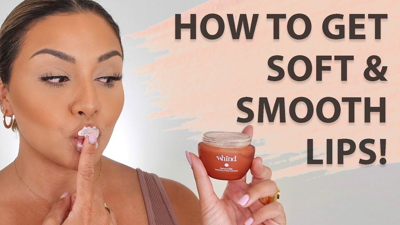 HOW TO EXFOLIATE YOUR LIPS EASILY NINA UBHI YouTube