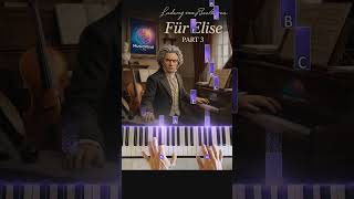 🎼 Für Elise – Part 3 - Ludwig van Beethoven 🎹 Piano Tutorial #piano #pianotutorial #classicalmusic