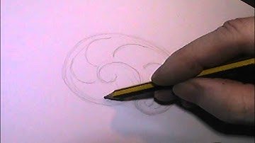 Basic Scrollwork Tutorial Drawing Formula by Shaun Hughes