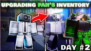 I Got Corrupted & Engineer! Transforming My Fans Inventory Day 2 Toilet Tower Defense Roblox