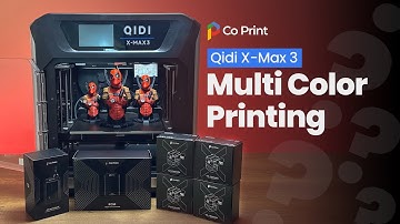 Qidi X-Max 3 Multi Color Printing with Co Print KCM Set