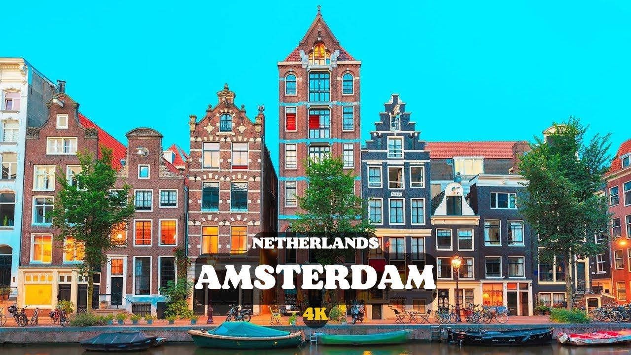 Amsterdam - Netherlands: 4K Magnificent Aerial View by Drone