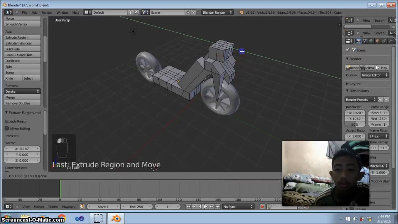 Tutorial Membuat Sepeda Motor 3D Dari Aplikasi Blender YouTube