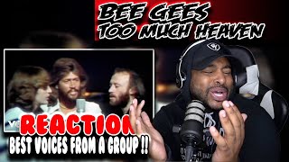 First Time hearing Bee Gees ( Too Much Heaven ) | Reaction