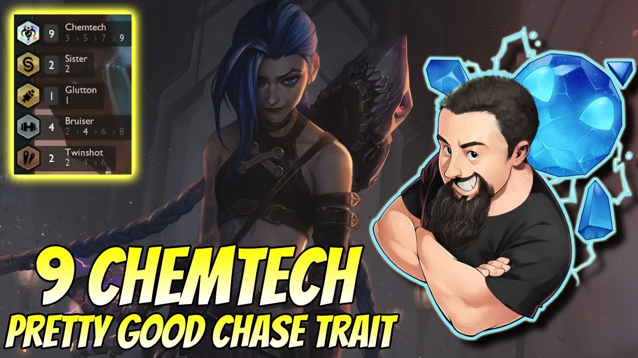9 Chemtech - Pretty good chase trait | TFT Gizmos & Gadgets | Teamfight Tactics