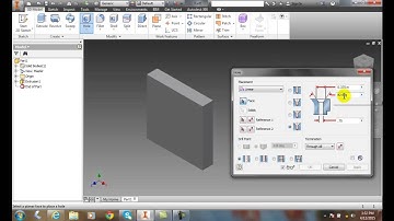 Inventor 06-09 Creating Holes   Countersink