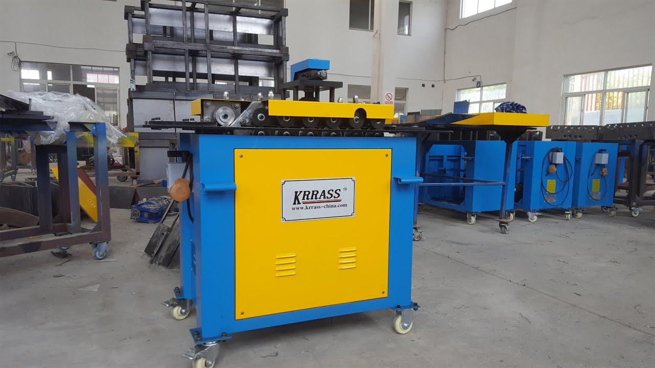 multi functional duct locking forming machine, Pittsburgh Lock Machine