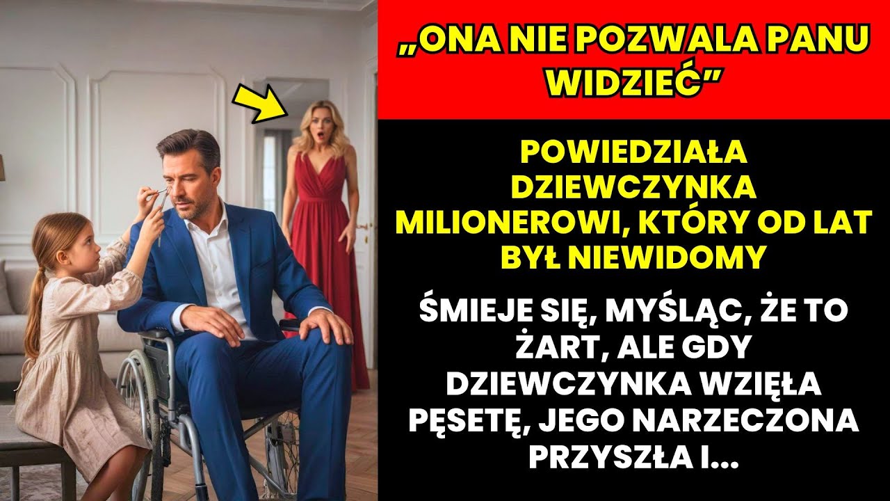 MILIONER NIE BYŁ NIEWIDOMY, A TYLKO CÓRKA NOWEJ SPRZĄTACZKI ODKRYWA, CO TO BYŁO…