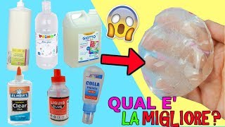 COLLE TRASPARENTI PER SLIME! QUAL E' LA MIGLIORE? Iolanda Sweets