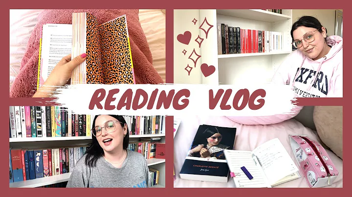 reading vlog - new bookshelves and birthday book haul