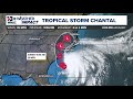 Tropical Storm Chantal 2 PM Update Tropical Storm Chantal 2 PM Update