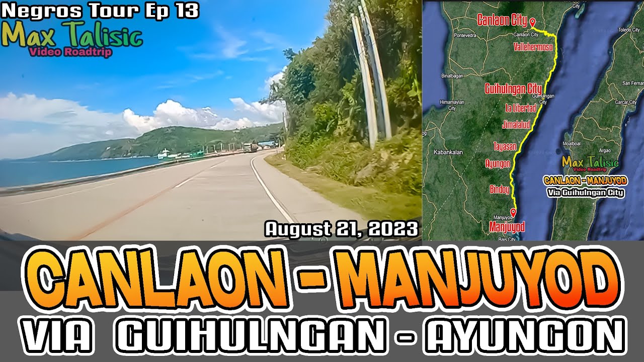 Video Roadtrip - Canlaon City to Manjuyod via Guihulngan City - Ayungon