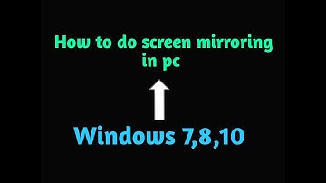 How to do screen cast is windows 7,8,10 in your pc