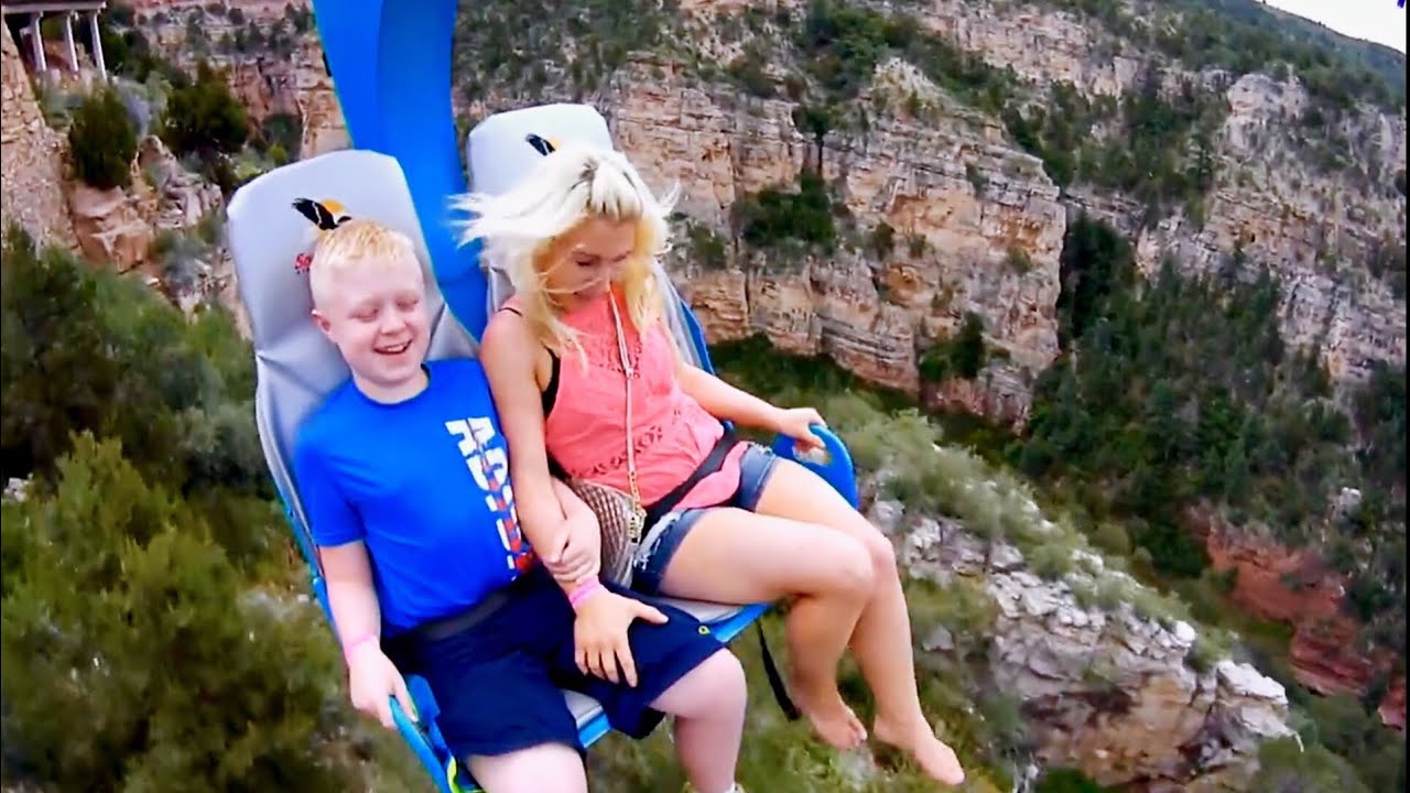 Bat-A-Pult Scary Zip Line at Cave of the Winds, Colorado