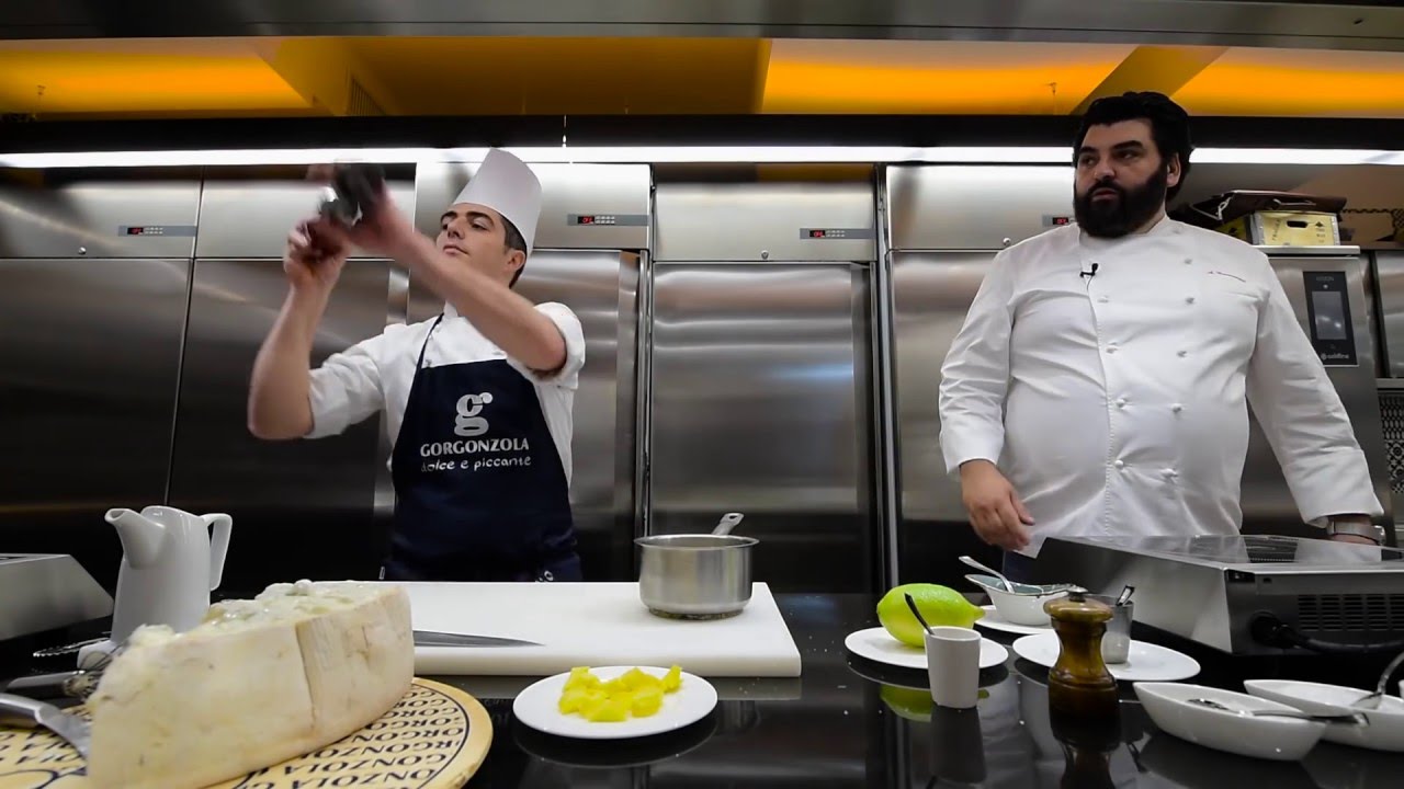 Plin con Gorgonzola e Cozze - Le Ricette di A. Cannavacciuolo