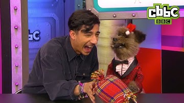 Bagpipe fail on CBBC with Karim and Hacker