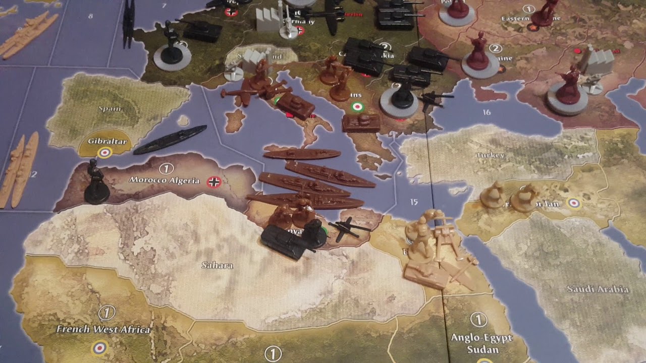 Axis and Allies Anniversary Edition: Axis National Objectives - YouTube