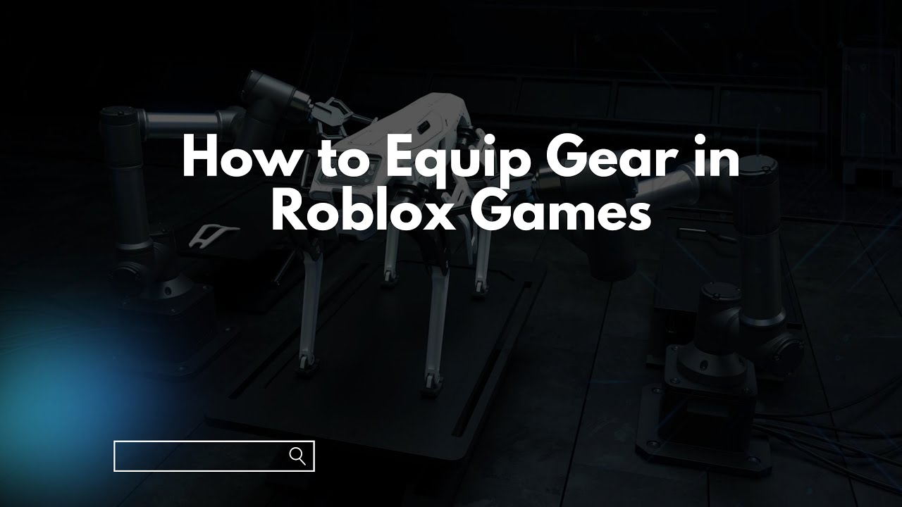 How to Equip Gear in Roblox Games - YouTube
